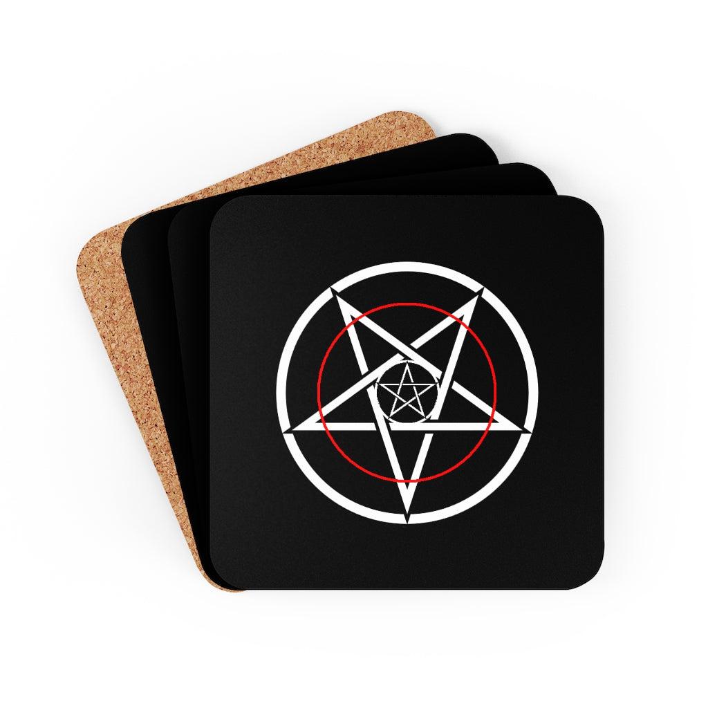 Thin Red Line Corkwood Coaster Set