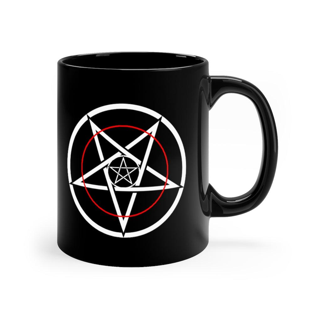 Thin Red Line Black Mug (11 oz)