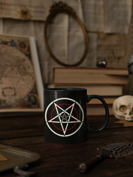 Thin Red Line Black Mug (11 oz)