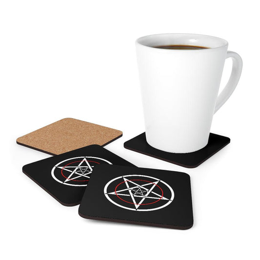Thin Red Line Corkwood Coaster Set