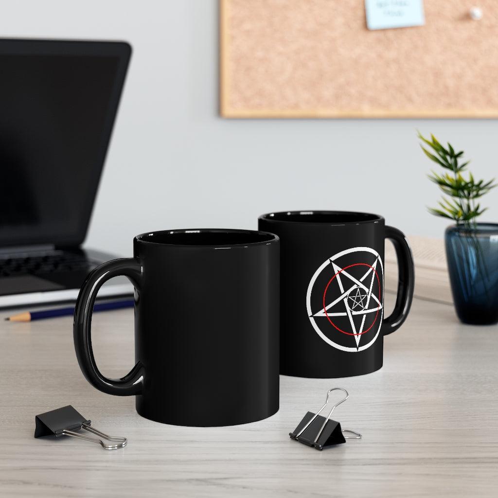 Thin Red Line Black Mug (11 oz)