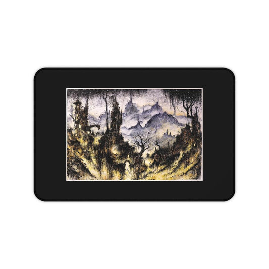 The BIG BLACK Dark Landscape, Desk Mats/Pads (3 BIG BLACK SIZES!)