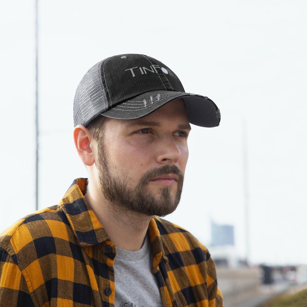 "Been There!" TinFoil Embroidery Trucker Hat (3 DARK COLORS!)