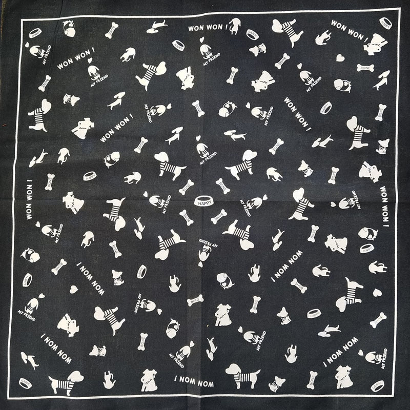 I NOM NOM! 100% Cotton Doggies Pet Bandana Neckband
