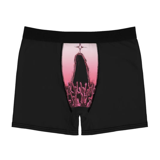 Starlight for the Pink = Men's Black Boxer Briefs