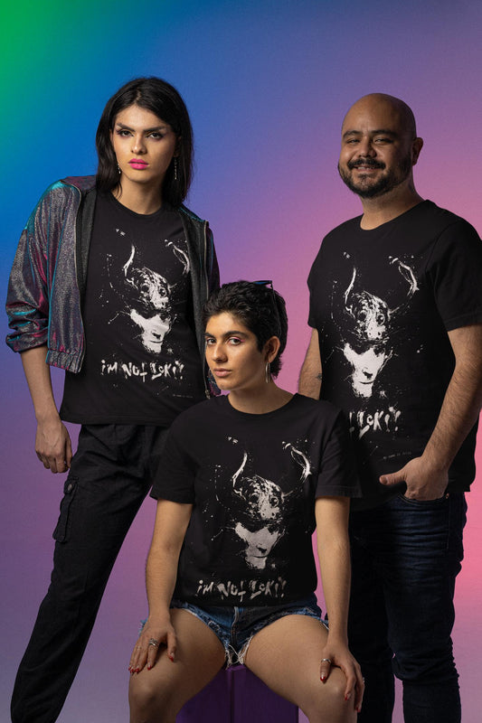 I'm Not Loki! (Black 100% Cotton T-Shirt)