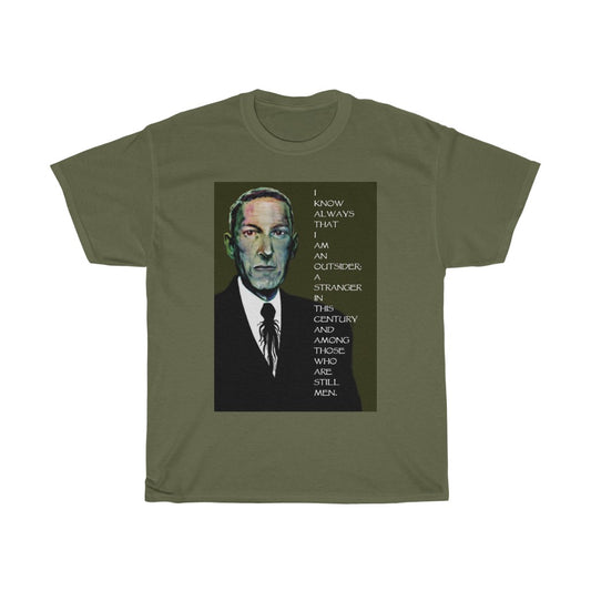 H.P. Lovecraft! (100% Cotton T-Shirt, 2 COLORS!)
