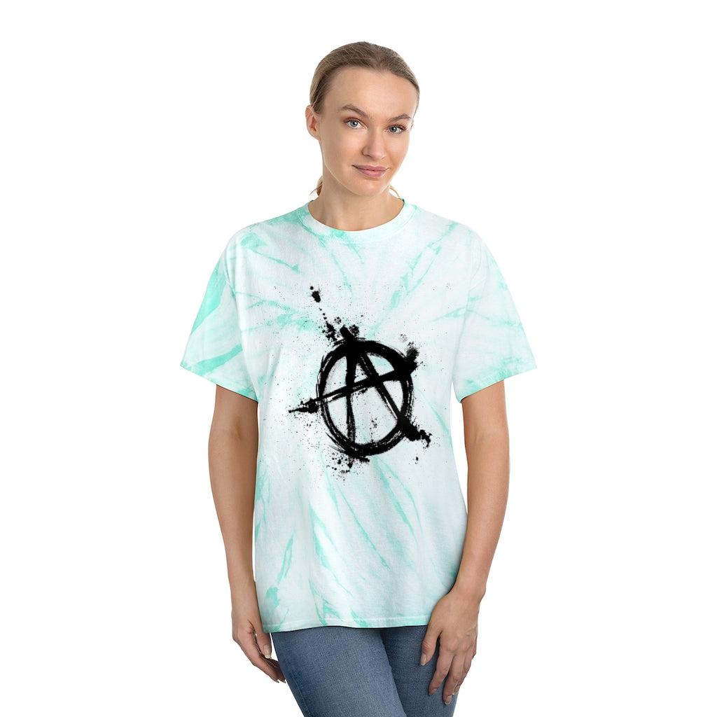 ANARCHY! (Preshrunk 100% Cotton Tie Dye T-Shirt, Cyclone, 4 COLORS!)