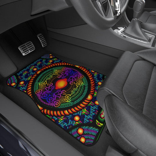 Cyber Sunset Car Mats (Set of 4)