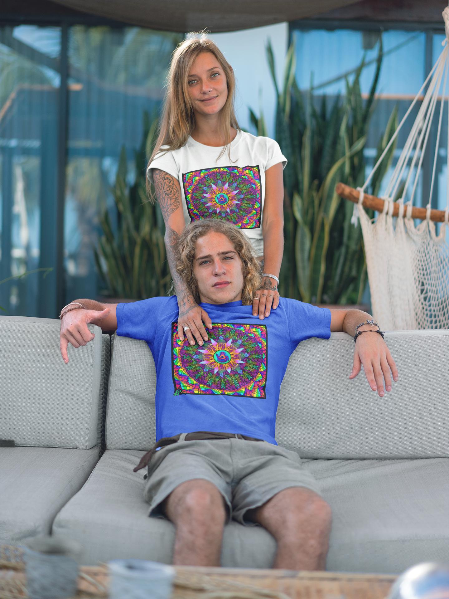 Bright Om (100% Cotton T-Shirt, 11 COLORS!)