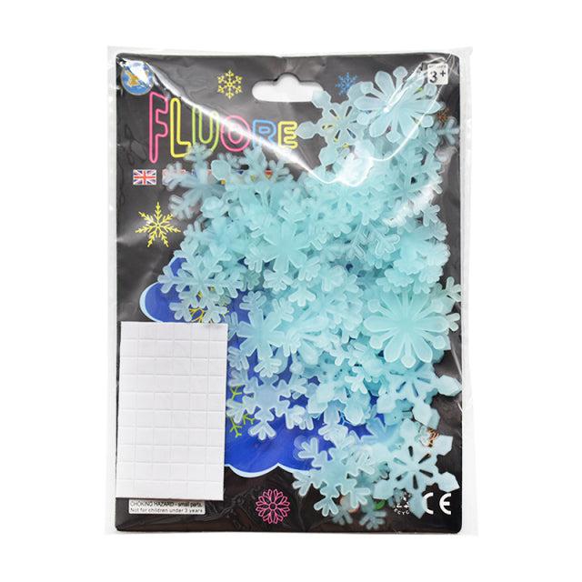 Luminous Snowflake Glow In The Dark Decorations (50 pcs)