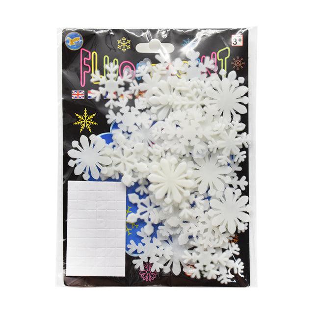 Luminous Snowflake Glow In The Dark Decorations (50 pcs)