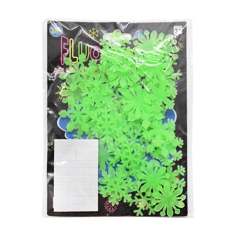 Luminous Snowflake Glow In The Dark Decorations (50 pcs)