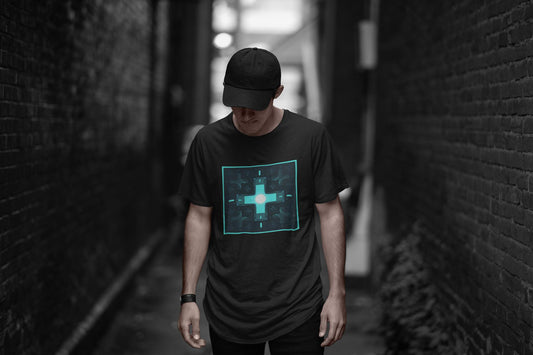 CROSS! (Black 100% Cotton T-Shirt)