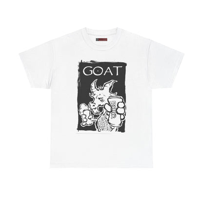 BEER GOAT!  (100% Cotton T-Shirt, 2 COLORS!)