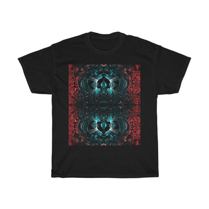 God Rays Mirrored (Black 100% Cotton T-Shirt)