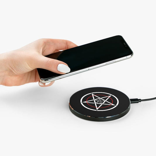 Thin Red Line Wireless Phone Charger (10W, iPhone/Android)
