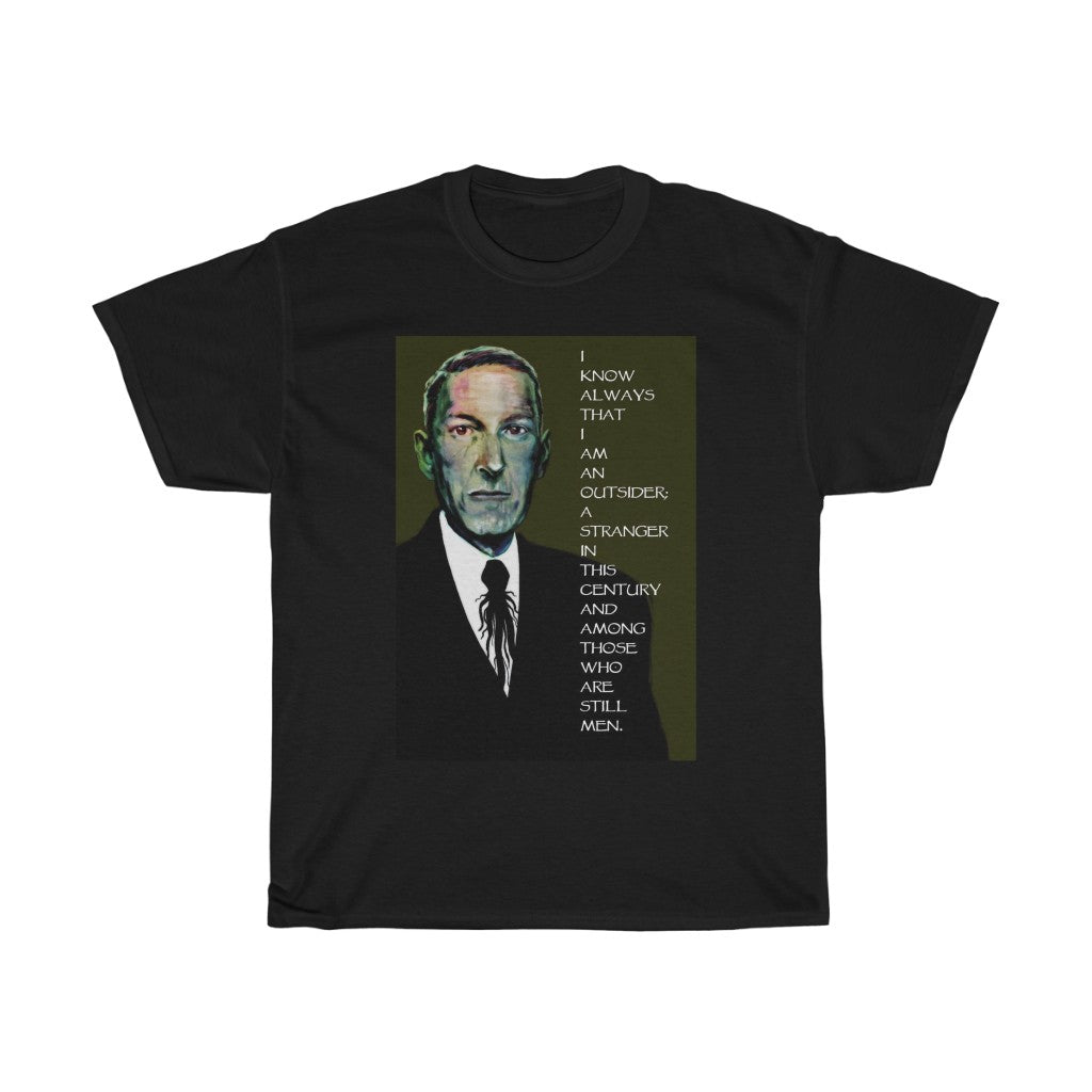 H.P. Lovecraft! (100% Cotton T-Shirt, 2 COLORS!)